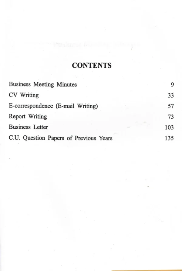 Business Communication (For the student of English Hons. of NEP Syllabus, CCF) SEC(C.U.)Sem-1[Paperback] Prof. Goutam Barman - Image 4