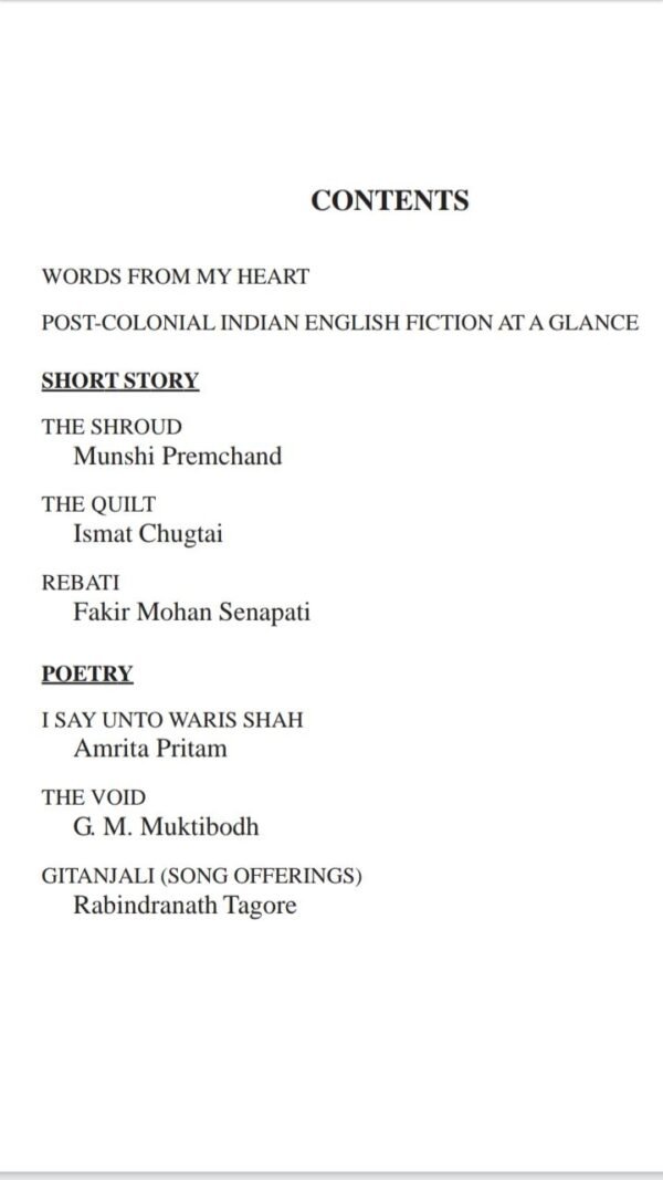 DSE A1, Modern Indian Writing in English Translation - Image 2