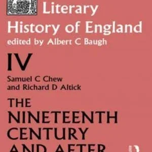 Literary History of England (1-4) set