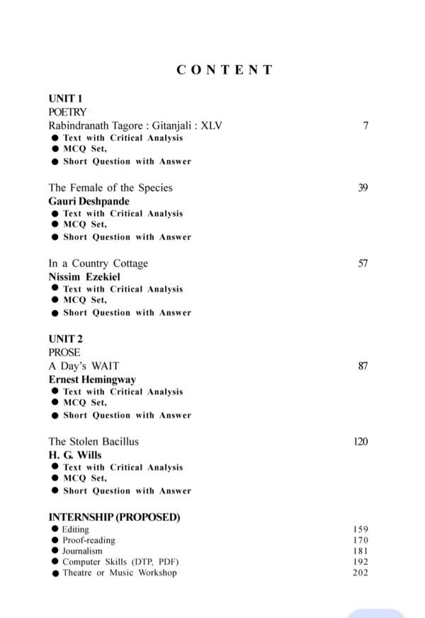 AEC Alternative English NEP Syllabus Book for Calcutta University, Complete Text with Critical Analysis, 1600+ MCQs, Semester IV, Paperback - Image 3