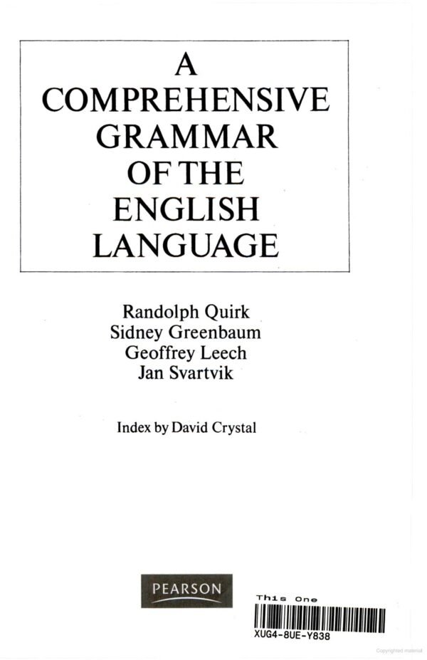 A Comprehensive Grammar of the English Language - Image 3