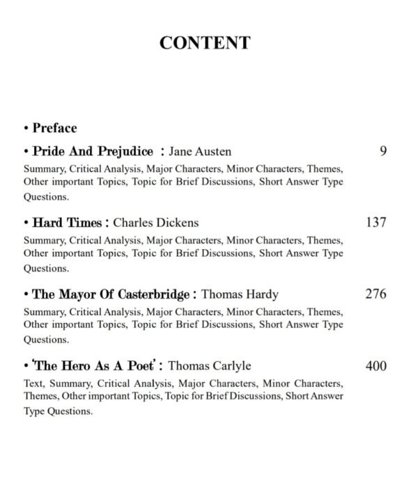 English Prose 1: Romantic & Victorian, Calcutta University | Semester V | DSC-9 | Following NEP Guideline, CCF - Image 3