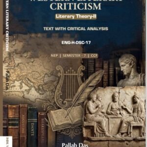 Western Literary Criticism, Literary Theory - II, Calcutta University, (Pallab Das)